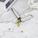 Aluminum Pill Box Case Capsule Shape Keychain Outdoor Waterproof Pill BoxJR