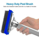 Heavy Duty 5" Swimming Pool Wire Algae Brush For Concrete&Gunite Pool New