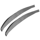 2x Soft Rubber Universal Car Flares Fender Wheel Arch Eyebrows Carbon Fiber Look