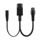 IEC320-C14 TO C7+C5 Y-shaped AC Power Cord 1-to-2 3-Prong PDU/UPS