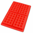 1 PCS Red Silicone Waffles Mold For Oven Waffle mold mold Tool Cake Kit' T5Q7