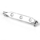 50pcs Sier Plated Brooch Ba Bar Pins Jewelry Findings Tools 32mm
