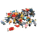 50pcs O Gauge Models Railway Painted Train Figures Seated People Scale 1:42