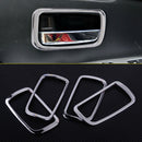 4pc Inner Door Handle Bowl Cover Trim fit for Mitsubishi ASX Outlander Sport RVR