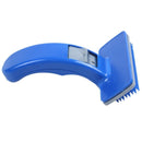 Blue Plastic Pet Dog Puppies Hair Shedding Grooming Brush Comb V6L9