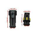 1Set Waterproof Car Motorcyle ATV Electrical Wire Connector Durable New Cab Z6G9