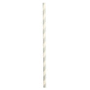 5X(Pack of 25 19.7cm Paper Drinking Straws Stripe for Party Wedding Suppli J9G3)