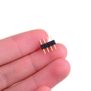 LED strip light connector adapter cable PCB clip solderless 3528 5050 RGB Jf Gw