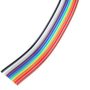 5 meters/lot Ribbon Cable 10 WAY Flat Cable Color Rainbow Ribbon Cable W nw3C