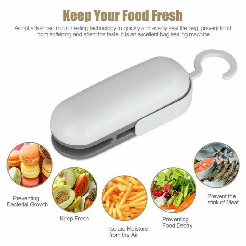 Portable Mini Heat Sealing Machine Household Plastic Bag 2 In 1-Sealer / Cutter
