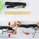 7'' Upholstery Hand Stapler Desktop Manual Paper Binder Home Supplies -Black