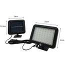56LED 180LM Solar  Wall Light Motion Sensor Waterproof Yard Garden Security Lamp