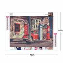 5D DIY Full Drill Square Diamond Painting Retro Car Cross Stitch Embroidery
