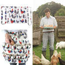 Egg Kitchen Chicken 12-Pockets Rack Collection Goose XHFA Farmhouse Apron Duck