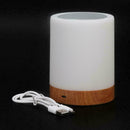 1* Rechargeable Warm White Night Lights Nightlight Touch Bedside Table Z2L6