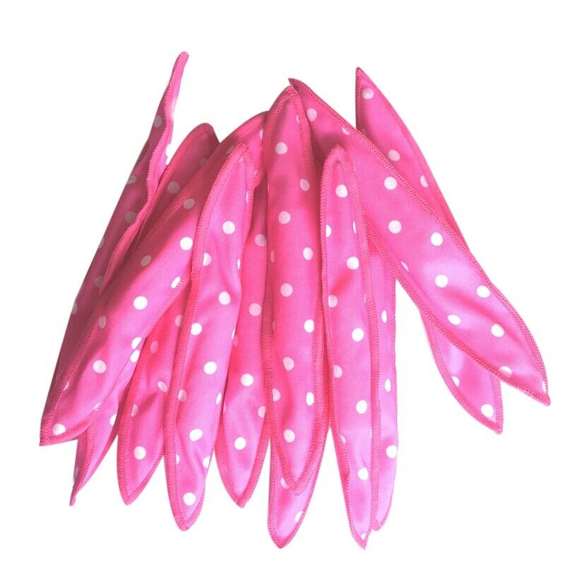10 Pcs/Lot Hair Curlers Soft Sleep Pillow Hair Rollers Set Best Flexible Fo J8E5