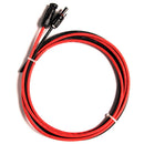1Pair 2.5mm*1M MC4 Solar Cables Connector Plug Black Red Parallel Extend Cabl-
