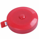 3pcs Retractable Tape Measure 150cm Rule Tailor Sewing Tape Ruler Red & Yel K5N6