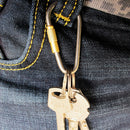 D-shaped Titanium Alloy Hiking Outdoor Camping Tool Durable Key Chain Buckle