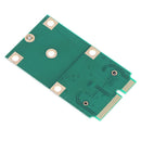 1Pc Mini PCI-E 2 Lane M.2 NGFF 30mm 42mm SSD To 52pin mSATA Adapter Card.ES