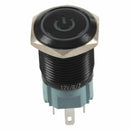 Red On Off LED 12V Latching Push Button Power Switch Waterproof 16mm Z9L6