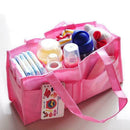 Portable Baby Diaper Nappy Changing Organizer Insert Storage Bag(pink)