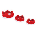 Christmas Cloak&Scarf Costume Set With Bells Pet Clothes Apparel L