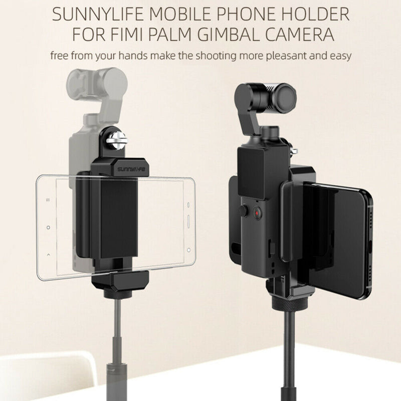 Camera Phone Holder Tripod Bracket Stand 1/4 Thread for FIMI PALM Gimbal Camera