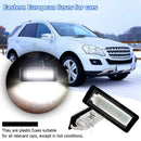 2x LED 18SMD 6500K License Plate Number Lamps White Light for Smart Fortwo