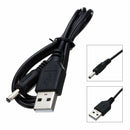 USB to 3.5*1.35mm DC 5V Charger Cable Connector Power Supply Charge Adapter Jack