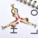 10Pcs Enamel Alloy Printing Animal Giraffe Charms Pendant Jewelry Craft Making