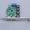 USB 3.0 PCI-E 2 Port Card PCI  HUB Adapter for Desktop Computer