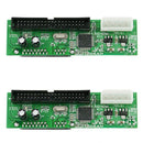 2PCS PATA IDE TO SATA Converter Adapter Plug&Play 7+15 Pin 3.5 2.5 SATA HDD DVD