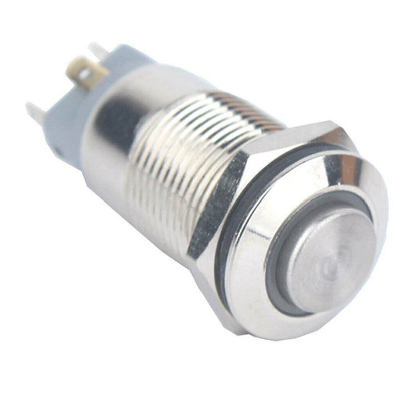 12V Waterproof Metal Indicator Ring Led Sprint Signal Soldering Feet 12mm