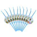 10pcs Safari animals theme straws kids birthday party disposable plastic st â„–[