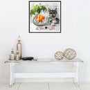 5D Diy Diamond Painting Painted Cartoon Animals Cats Embroidery Animal Cros E4B5