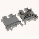 10 Pcs DIN  Terminal Block 2 Ways 800A Flame Retardant Plastic
