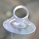 10PCS 4.5CM Rubber Clear Sucker PVC Suction Cup Hook Car Sunshade Suction C_