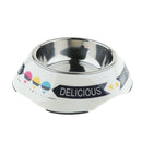 Pet Dog Feeder Cat Feeding Bowl Food Container Stainless Steel Bowl 180ml