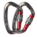 4x Lightweight Heavy Duty Self Lock Carabiner Locking Carabiners for Hiking
