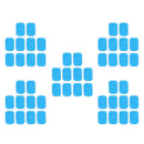 50PCS Replacement Gel Pad Conductive For ABS EMS Muscle Stimulator Training Gear