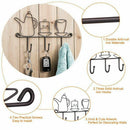 Wall Mounted Hooks Rack,11 Inches Iron 3 Hooks Kitchen Home Restaurant Keys