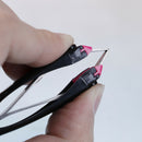 1Pc Matically retractable non-slip cosmetic eyebrow tweezers hair removal to 3C