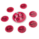 Set of 16 Pieces  Warning Girls on Tour Badge Accessories