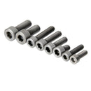 10pcs M6*25 Titanium Alloy Allen Bolt Socket Cap Screws Hex Head Hexagon