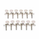 6R6L 12 String Acoustic Guitar Tuning Key Peg Tuner Machine Head String Tun