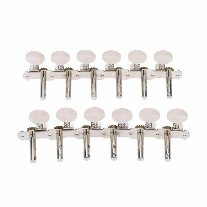 6R6L 12 String Acoustic Guitar Tuning Key Peg Tuner Machine Head String Tun