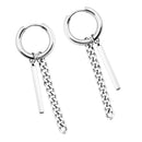Stainless Steel Hip Hop Long Link Chain Dangle