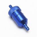 Blue 8mm Petrol Gas Fuel Filter Cleaner For Motorcycle Pit Dirt Bike ATV