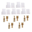 5pcs T-Type 2 Pin DC Power Connector Plug for VHF/UHF Yaesu Radio Cable